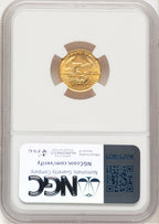 1987 Gold Eagle 1/10 oz Brown Label NGC MS69