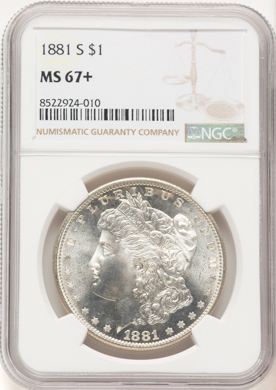 1881-S Morgan Dollar NGC MS67+ (776347014)
