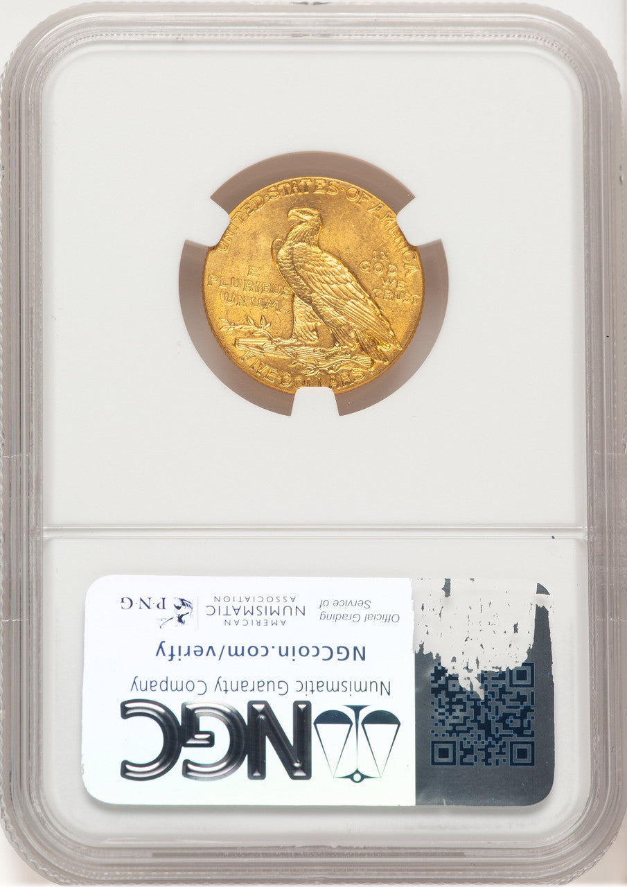 1913 $5 Indian Half Eagle NGC MS64+