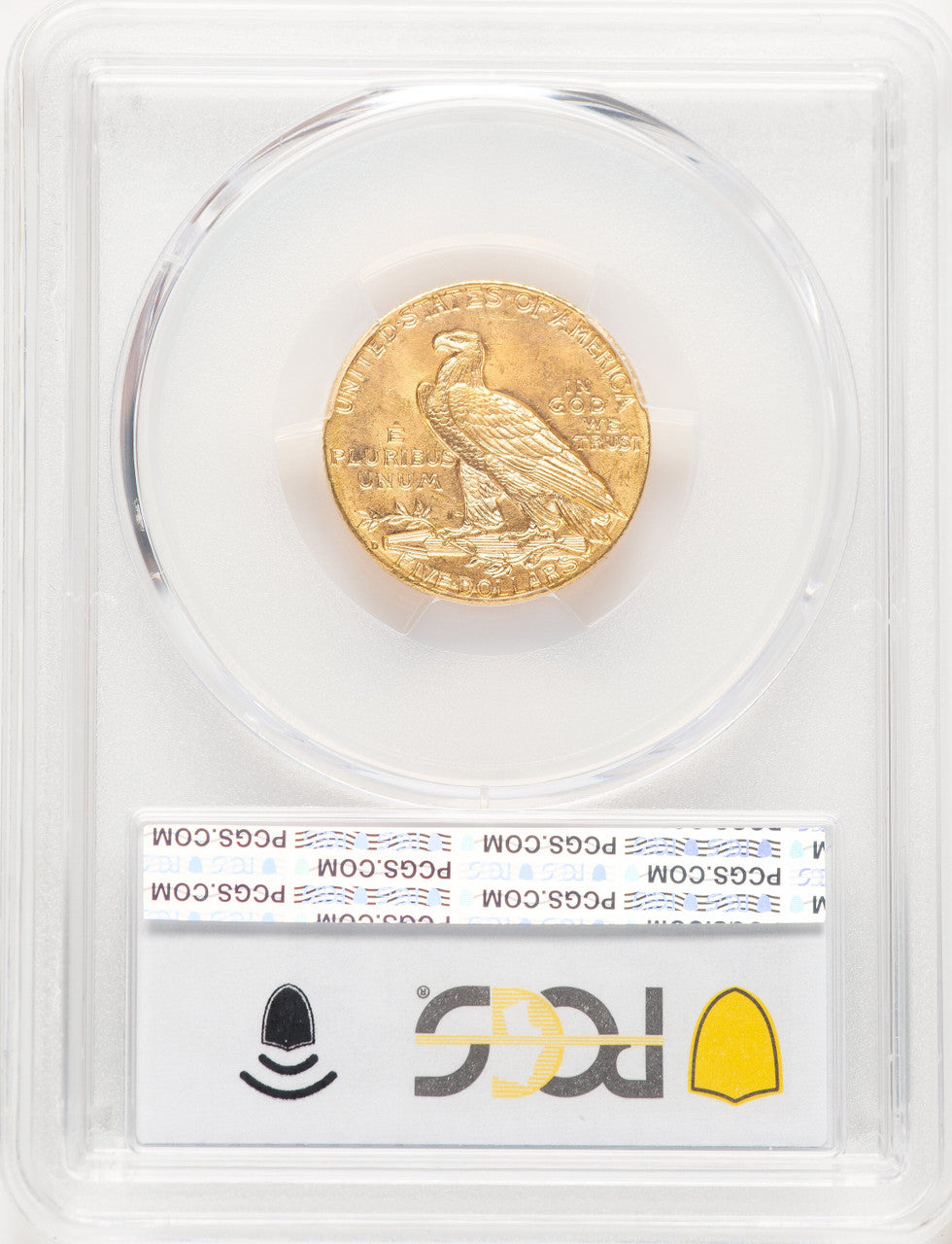 1909-D $5 CAC Indian Half Eagle PCGS MS64+ (776350030)