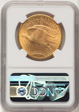 1914-D $20 Saint-Gaudens Double Eagle NGC MS65+