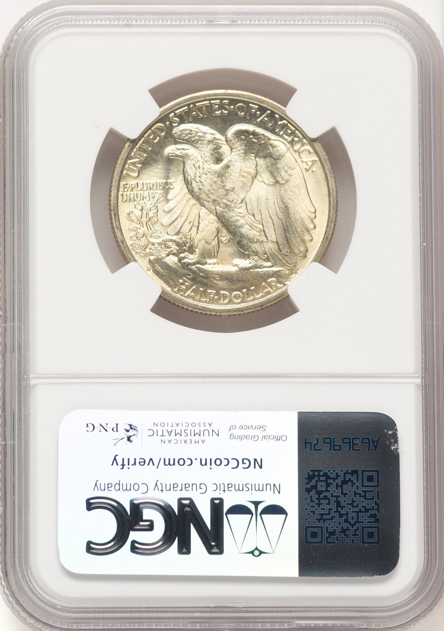 1939-S 50C Walking Liberty Half Dollar NGC MS67 (776367002)