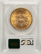 1900 $20 Liberty Double Eagle PCGS MS63+