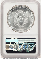 1987 Silver Eagle John NGC MS70 Mercanti