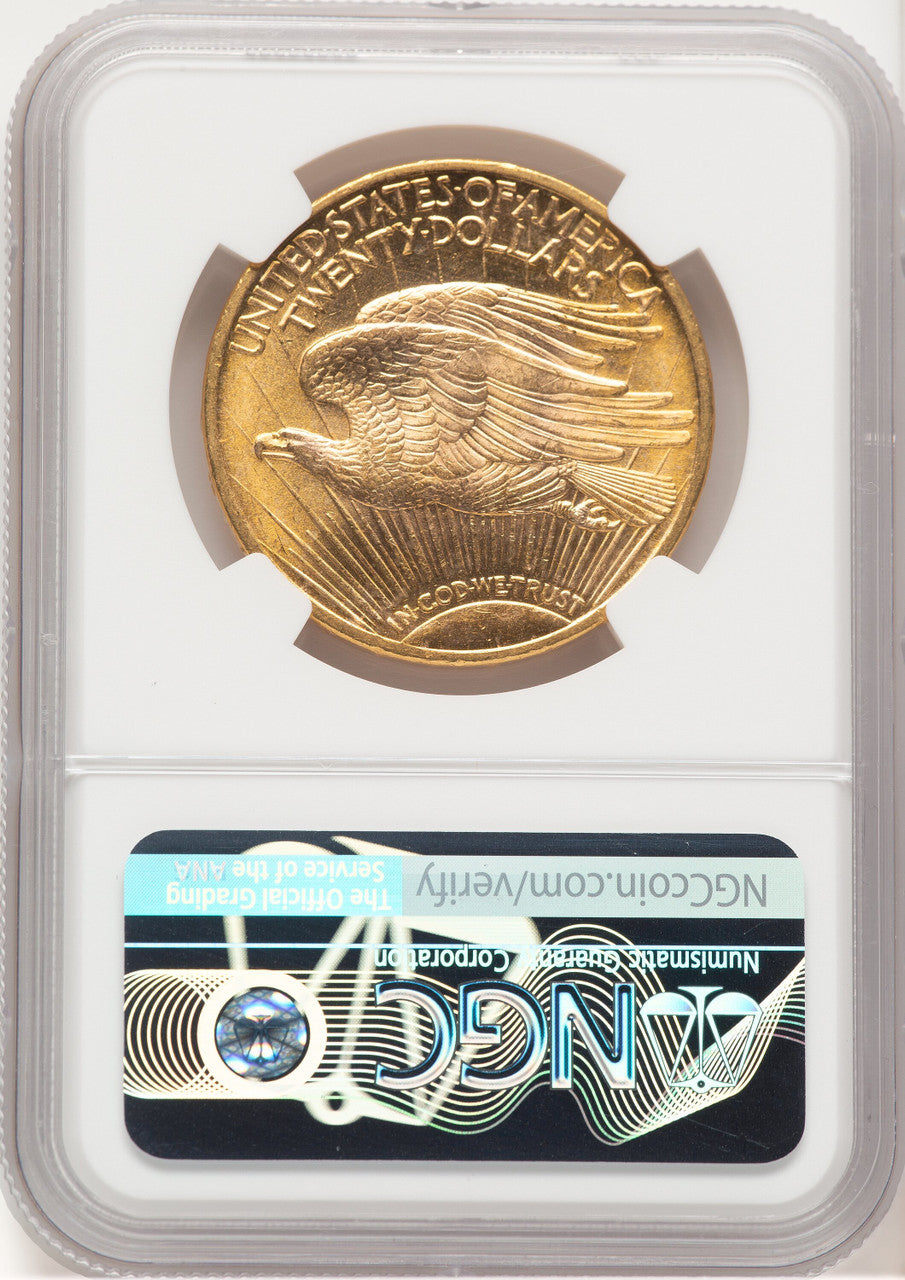 1922 $20 Saint-Gaudens Double Eagle NGC MS64+ (776646020)