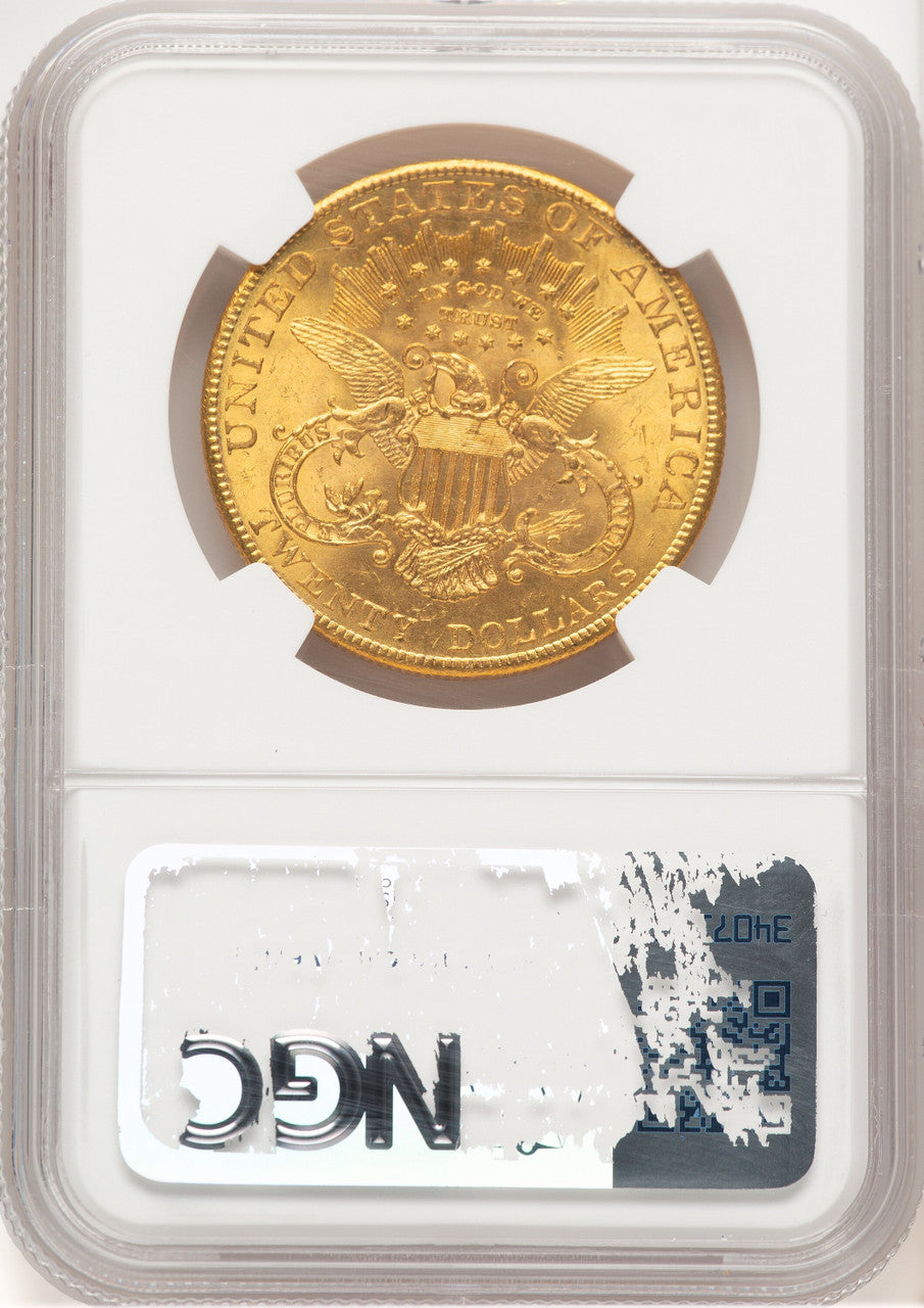 1907 $20 Liberty Liberty Double Eagle NGC MS64+