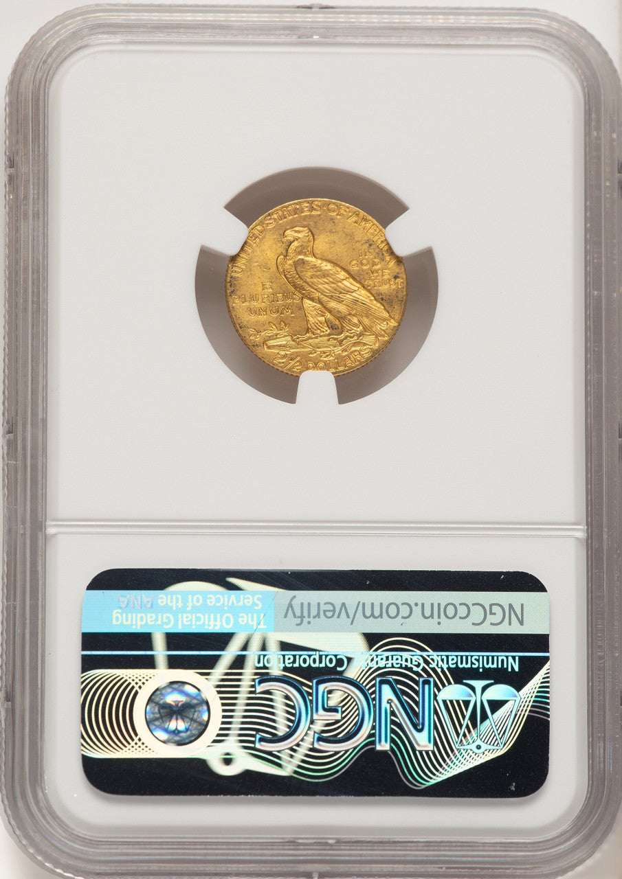 1908 $2.50 Indian Quarter Eagle NGC MS64 (776661076)