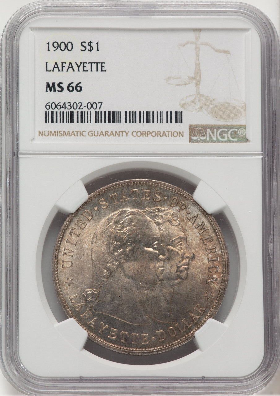 1900 Lafayette Dollar Commemorative Silver NGC MS66