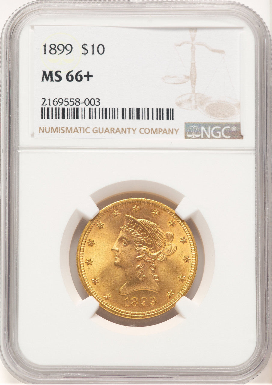 1899 $10 Liberty Eagle NGC MS66+ (776672003)