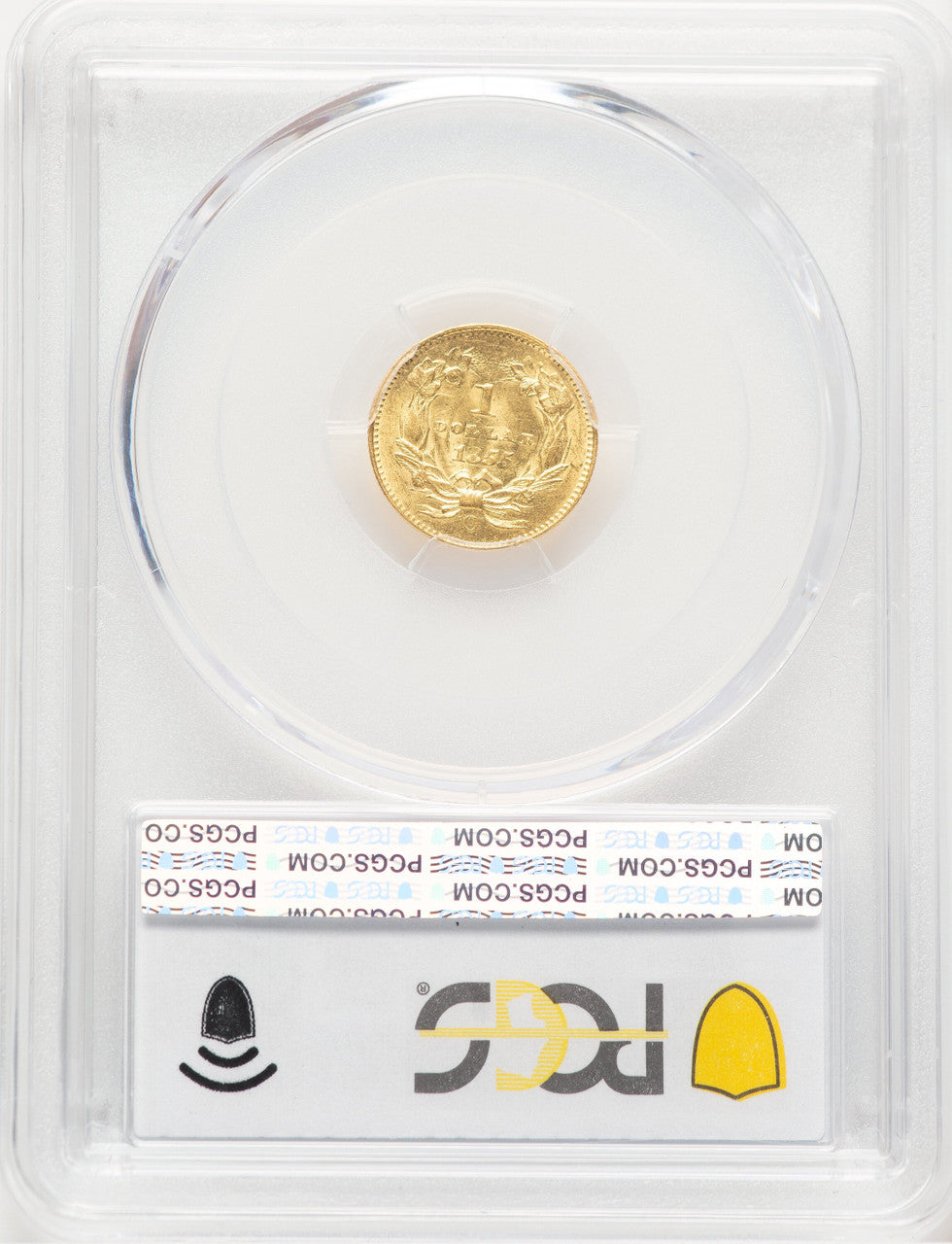 1855-O G$1 Gold Dollar PCGS MS62