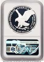 2022-S Proof Silver Eagle 1 oz 2022 Chicago ANA Releases Mike Castle NGC PF70