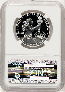2014-W Proof Platinum Eagle 1 oz FR Blue NGC PF70