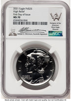 2021 Palladium Eagle 1 oz FDI Adolph Weinman NGC MS70