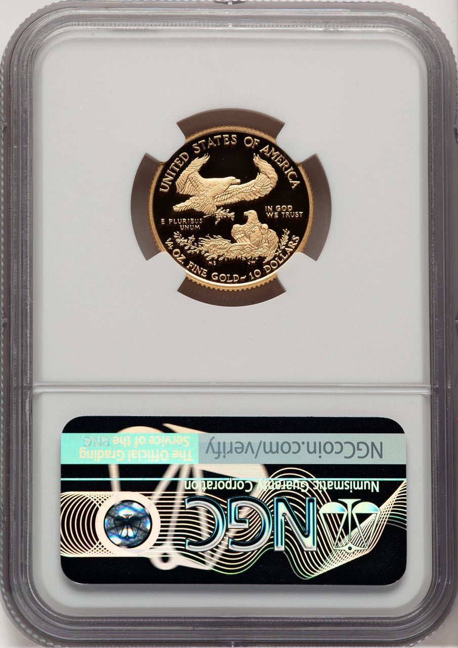 2021-W T1 4-Coin Set Gold American Eagle Mike Castle NGC PF70