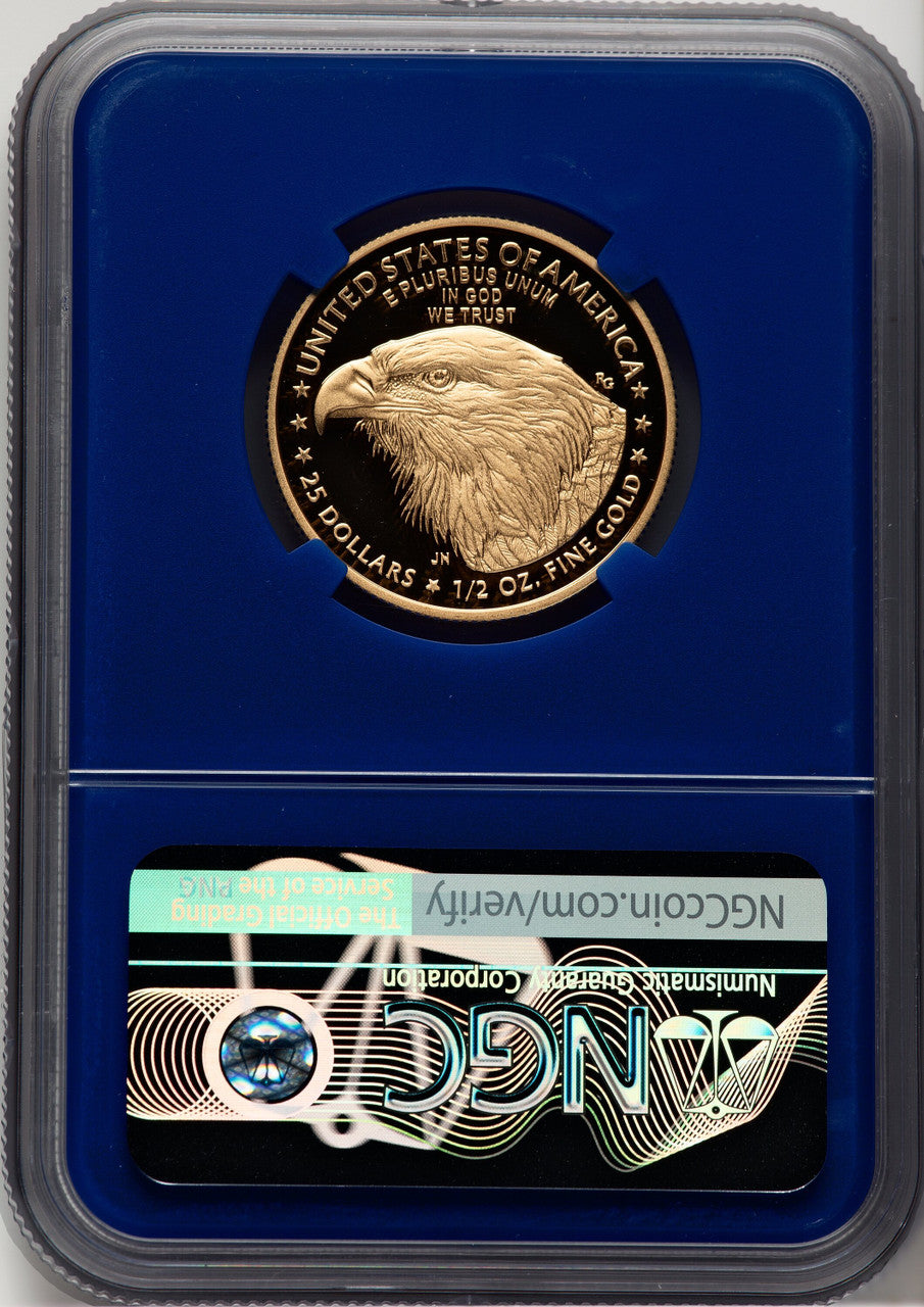 2021-W T2 4-Coin Set Gold American Eagle NGC PF70 David J Ryder