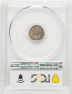 1868 3CS CAC Blue Gradient Three Cent Silver PCGS MS64