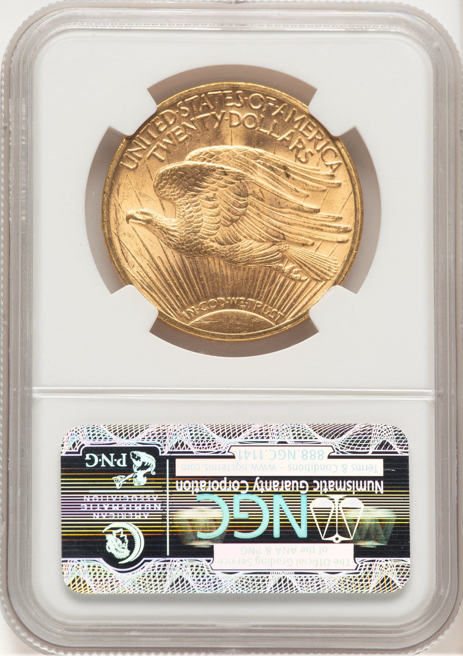 1923 $20 Saint-Gaudens Double Eagle NGC MS64+