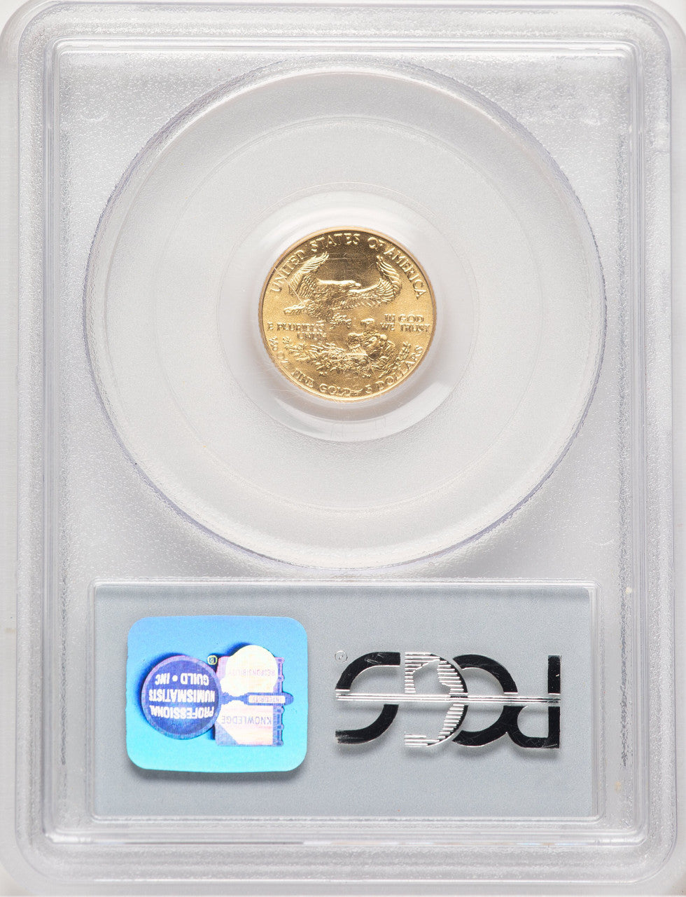 1987 Gold Eagle 1/10 oz Blue Label PCGS MS69