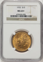 1932 $10 Indian Eagle NGC MS63+