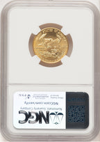 1996 Gold Eagle 1/4 oz Brown Label NGC MS69