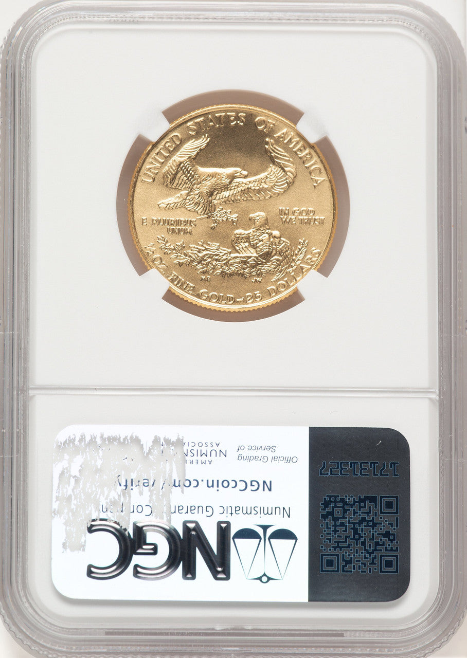 1994 Gold Eagle 1/2 oz Brown Label NGC MS69