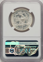 1874-CC 50C Arrows Kenneth Bressett Red Book Seated Half Dollar NGC MS63