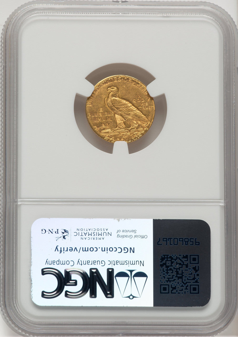 1910 $2.50 Indian Quarter Eagle NGC MS62 (777181029)