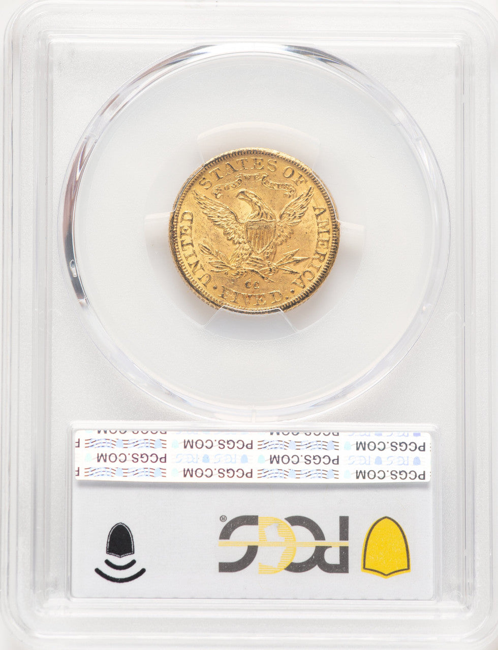 1891-CC $5 Liberty Half Eagle PCGS MS62 (777194040)