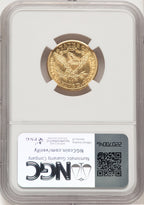 1891-CC $5 Liberty Half Eagle NGC MS62 (777194049)