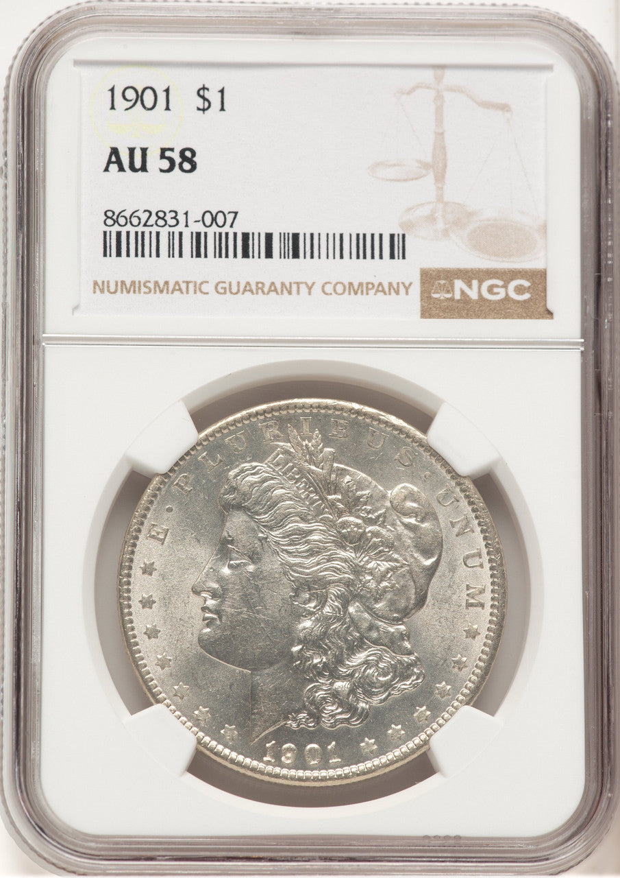 1901 Morgan Dollar NGC AU58 (777194066)