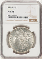 1884-S Morgan Dollar NGC AU58 (777194126)