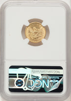 1856-S $2.50 Liberty Quarter Eagle NGC AU58