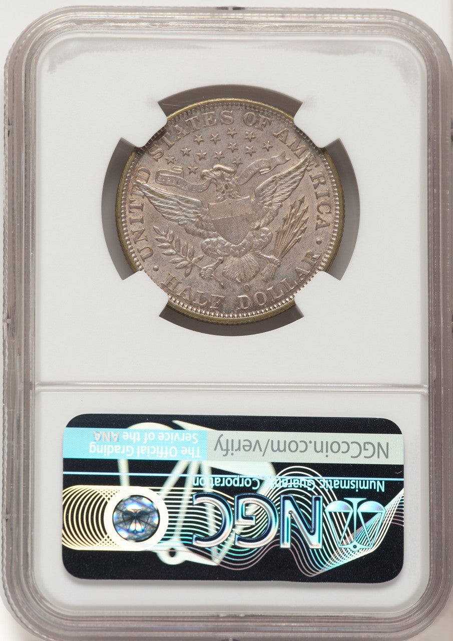 1904-O 50C Barber Half Dollar NGC AU55 (777194173)