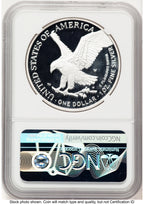 2021-W TY2 Proof Silver Eagle 1 oz AR Michael Gaudioso US Mint Engraver Series NGC PF70