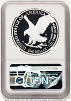 2022-S Proof Silver Eagle 1 oz AR Michael Gaudioso US Mint Engraver Series NGC PF70
