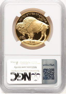 2024-W Proof Gold Buffalo 1 oz ER Mike Castle NGC PF70