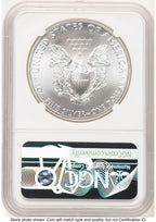 2015 Silver Eagle Brown Label NGC MS70
