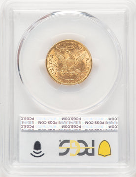 1891 $5 Liberty Half Eagle PCGS MS64 (777398043)