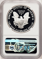 1993-P Proof Silver Eagle 1 oz Thomas Uram NGC PF70