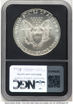 1992 Silver Eagle Anna Cabral NGC MS70