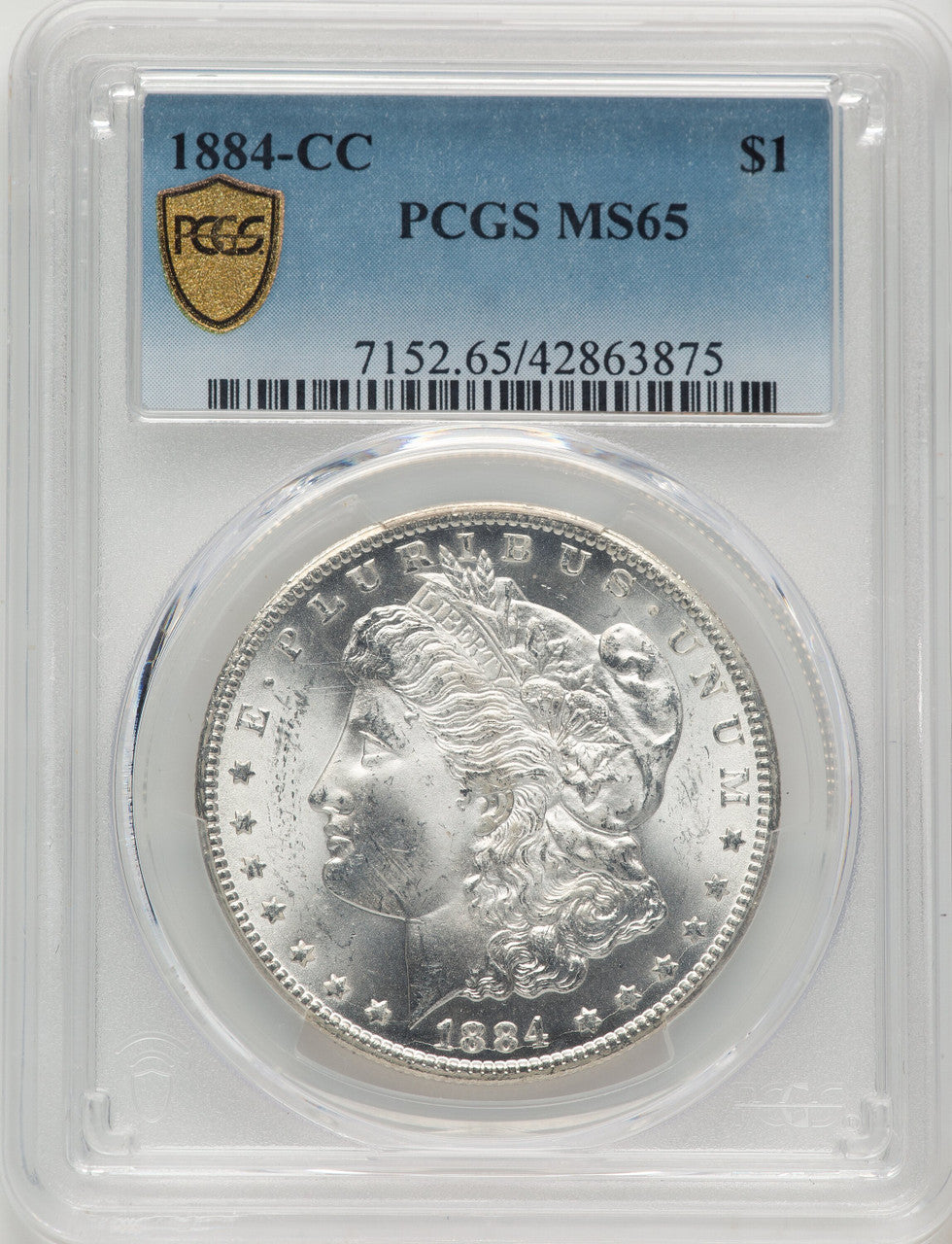 1884-CC Morgan Dollar PCGS MS65 (777410137)