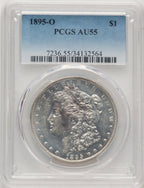1895-O Morgan Dollar PCGS AU55