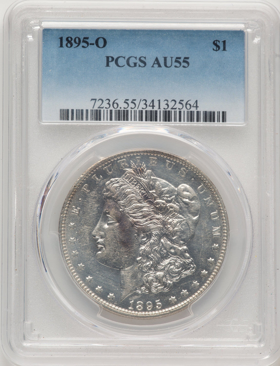 1895-O Morgan Dollar PCGS AU55