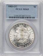 1883-CC Morgan Dollar PCGS MS65 (777410141)