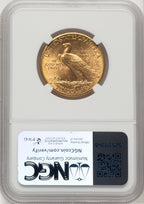 1910-D $10 Indian Eagle NGC MS62 (777411017)