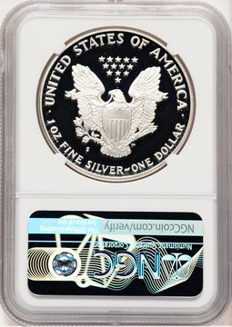 1992-S Proof Silver Eagle 1 oz Thomas Uram NGC PF70