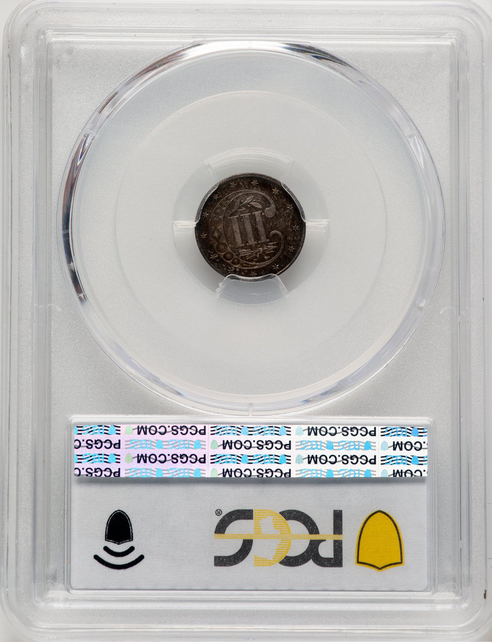 1861 3CS Proof Three Cent Silver PCGS PR66