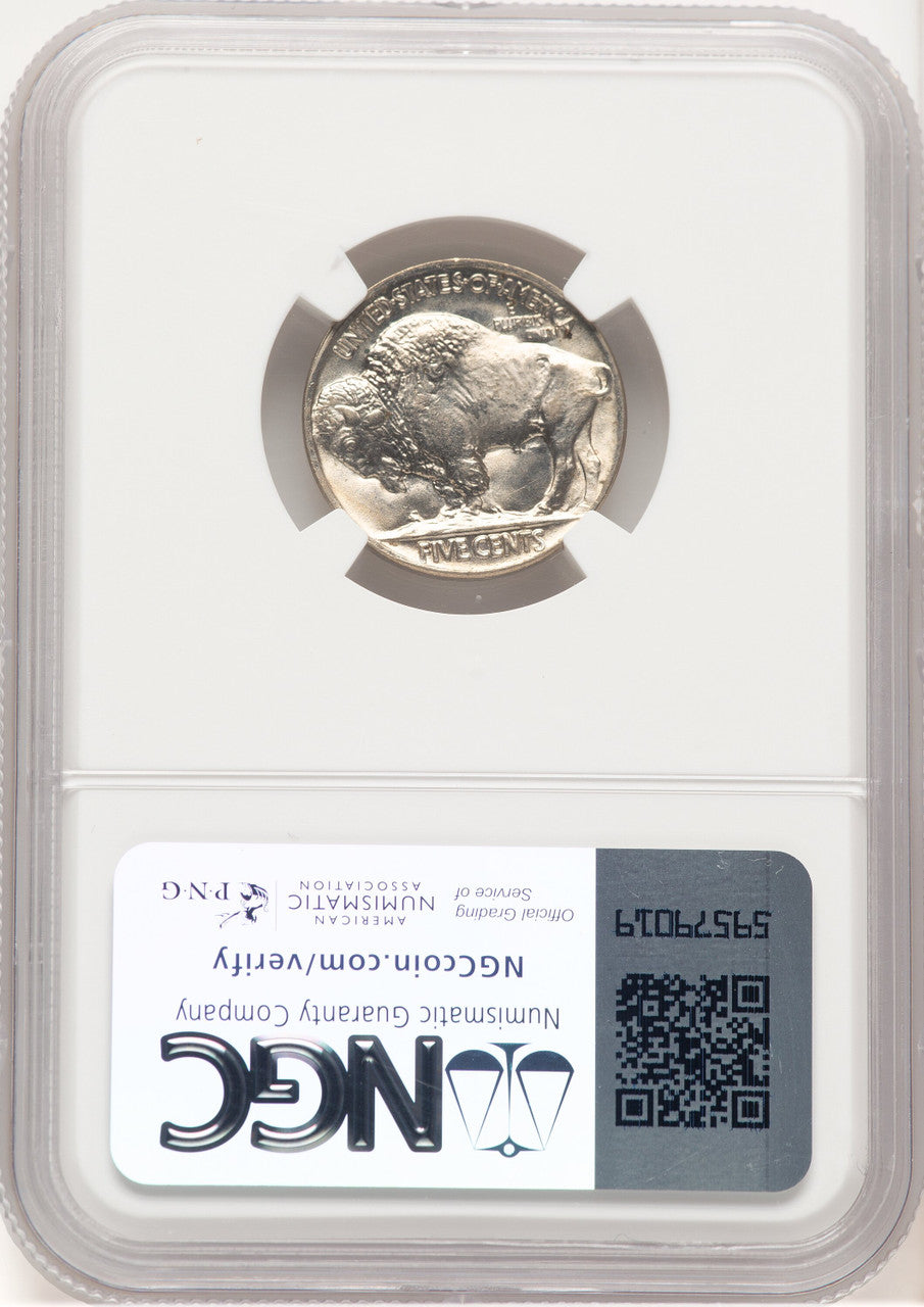1919 5C Buffalo Nickel NGC MS66
