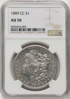 1889-CC Morgan Dollar NGC AU50