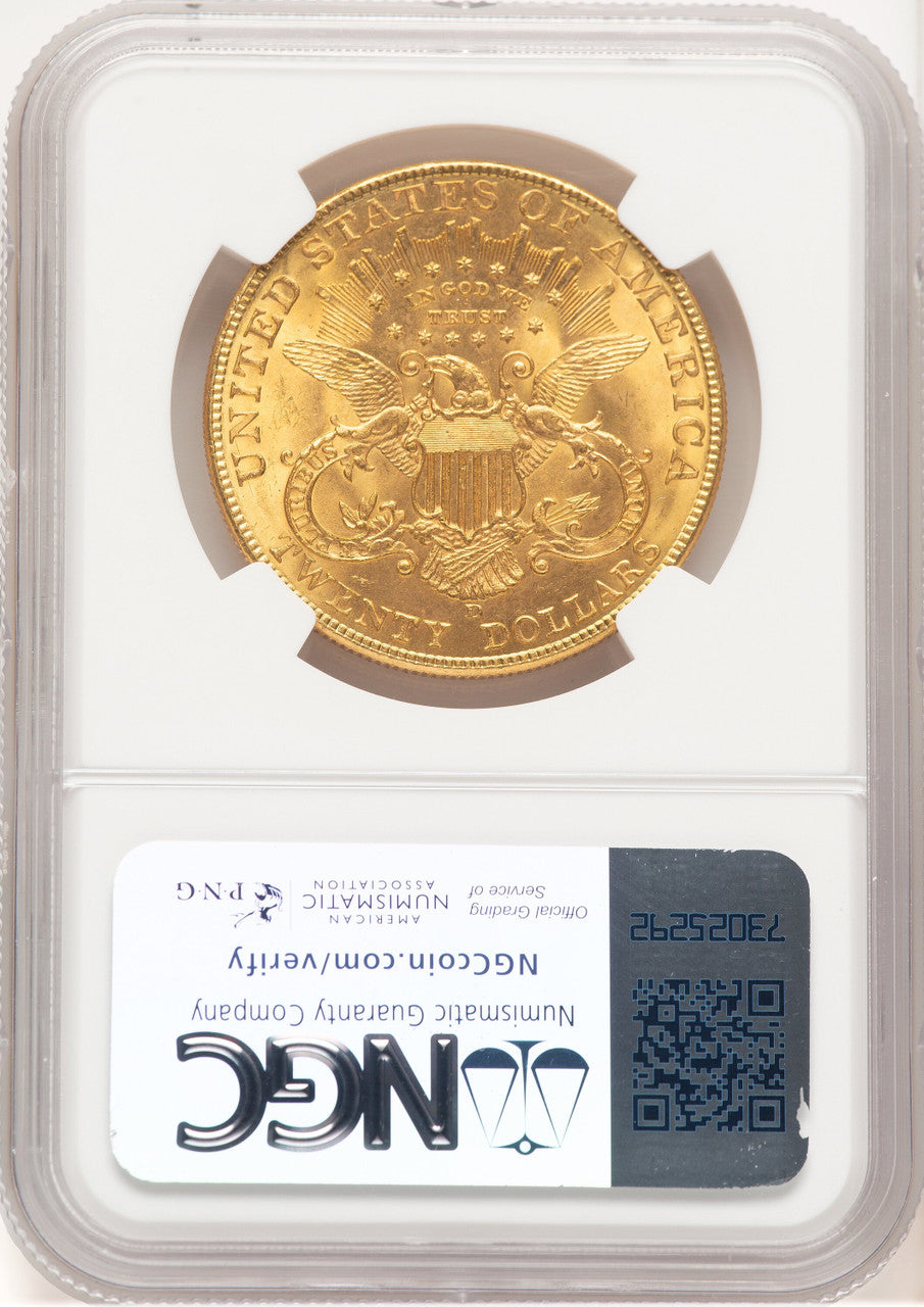 1907-D $20 Liberty Double Eagle NGC MS64+ (777426002)